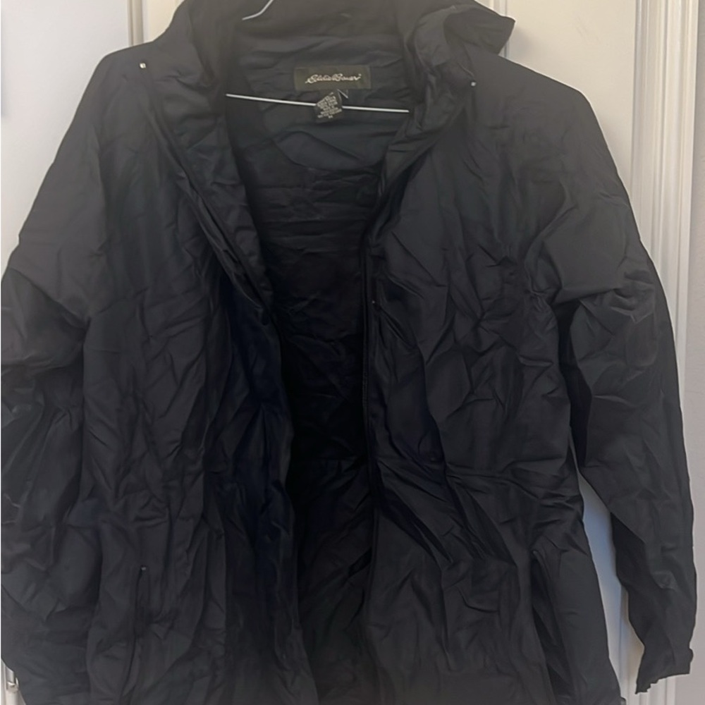Eddie Bauer Midnight Black Windbreaker